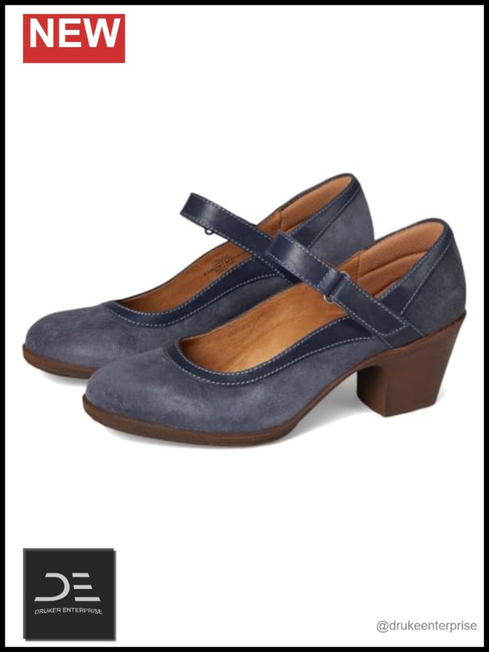 Comfortiva Women's Block Heel Pumps with Memory Foam Cushion